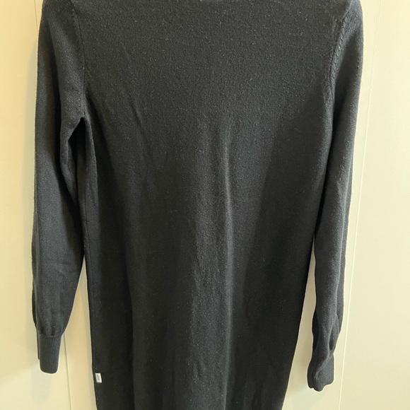 Vallier Peckham Merino Sweater Dress Size M in Black - Picture 4 of 5